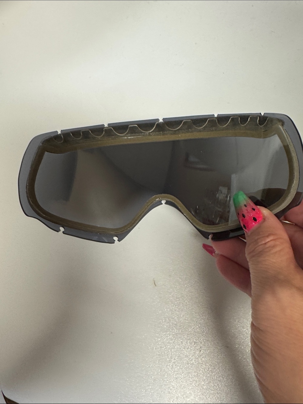 Replacement lenses for Oakley Crowbar snow goggle in Rose and Dark Grey 17% - Picture 5 of 6